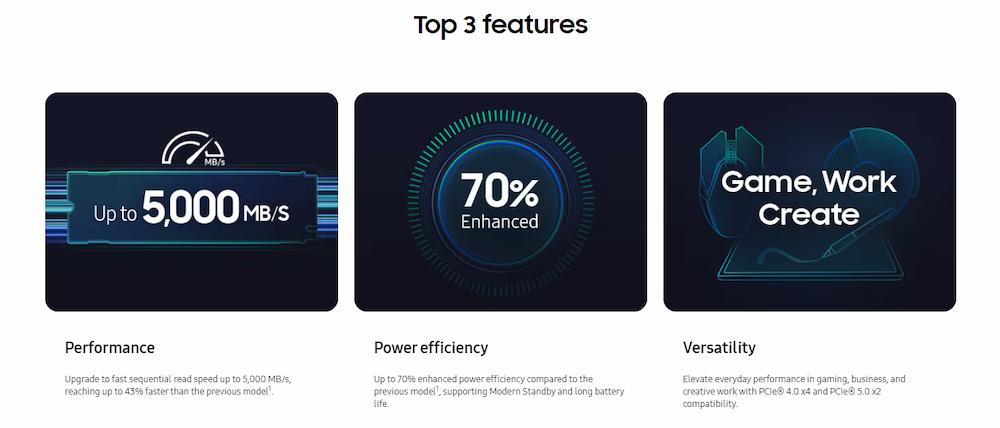 Samsung 990 EVO NVMe SSD – High-Performance PCIe 4.0 and 5.0 Storage Samsung 990 EVO NVMe SSD – High-Performance PCIe 4.0 and 5.0 Storage